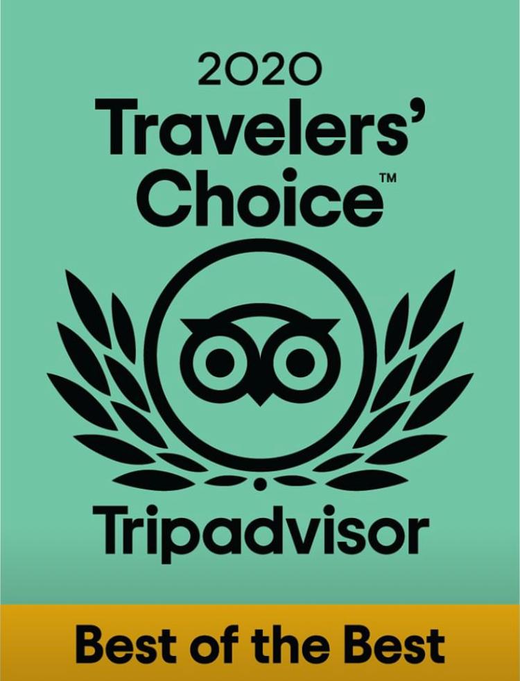 Trip advisor travellers choice award 2020